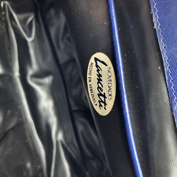 Lancetti vintage small blue snap closure small shoulder bag - Picture 10 of 14